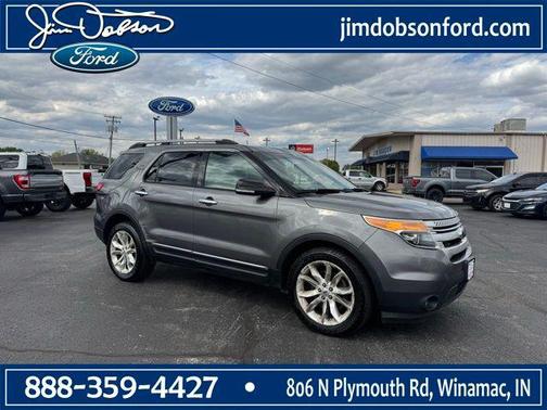 Gray 2014 Ford Explorer XLT