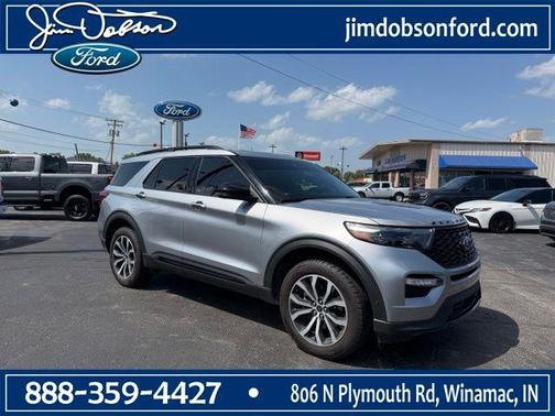 Iconic Silver Metallic 2021 Ford Explorer ST