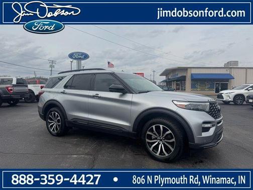 Iconic Silver Metallic 2021 Ford Explorer ST