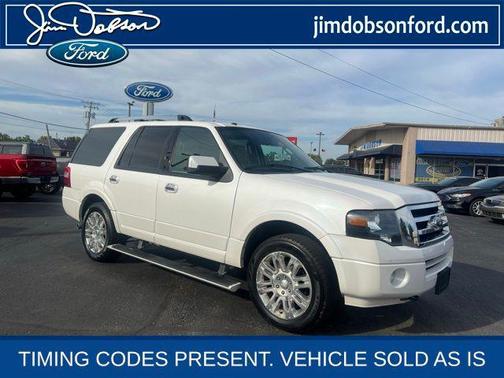 White Platinum Clearcoat Metallic 2012 Ford Expedition Limited