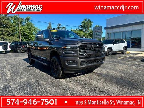 Granite Crystal Metallic Clearcoat 2025 RAM 2500 Big Horn Crew Cab 4x4 6'4' Box