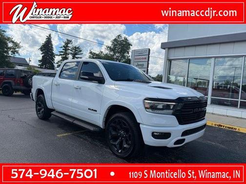 Bright White Clearcoat 2022 RAM 1500 Laramie
