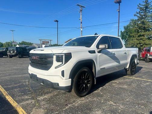 Summit White 2022 GMC Sierra 1500 Elevation