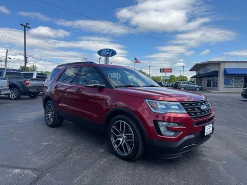 Ruby Red Metallic Tinted Clearcoat 2016 Ford Explorer Sport