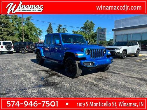 Hydro Blue Pearlcoat 2023 Jeep Gladiator Overland