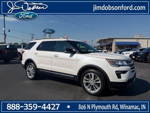 White 2018 Ford Explorer XLT