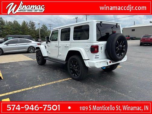 Bright White Clearcoat 2021 Jeep Wrangler Unlimited 4xe Sahara High Altitude