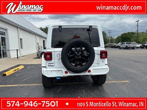 Bright White Clearcoat 2021 Jeep Wrangler Unlimited 4xe Sahara High Altitude