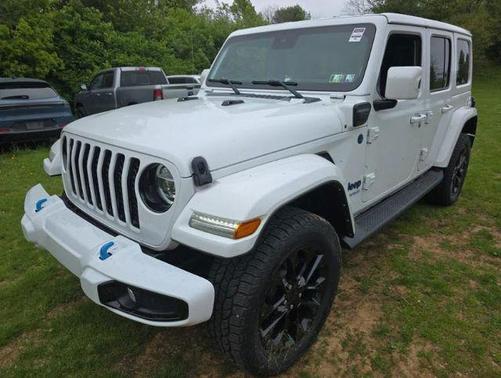 Bright White Clearcoat 2021 Jeep Wrangler Unlimited 4xe Sahara High Altitude
