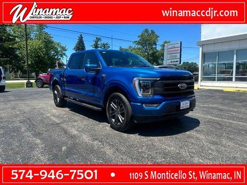 Atlas Blue Metallic 2023 Ford F-150 Lariat