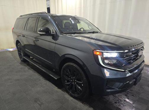 Blue 2025 Ford Expedition Max Platinum