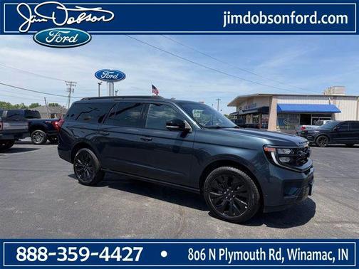 Blue 2025 Ford Expedition Max Platinum