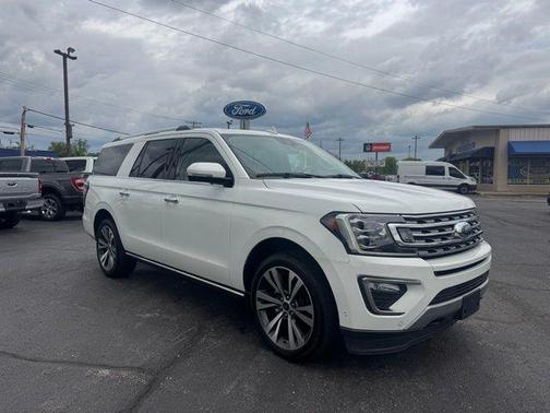 Star White Metallic Tri-Coat 2021 Ford Expedition Max Limited