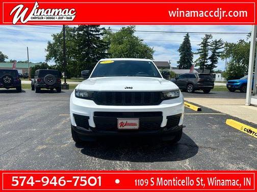 Bright White Clearcoat 2023 Jeep Grand Cherokee L Altitude