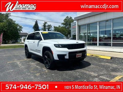 Bright White Clearcoat 2023 Jeep Grand Cherokee L Altitude