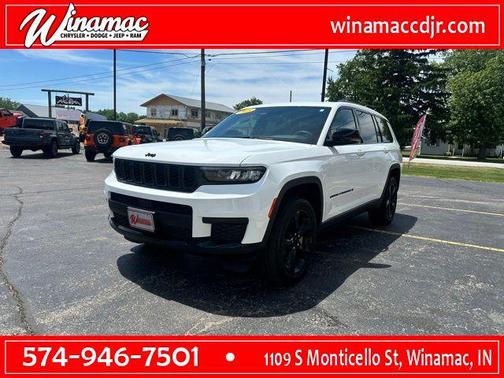 Bright White Clearcoat 2023 Jeep Grand Cherokee L Altitude