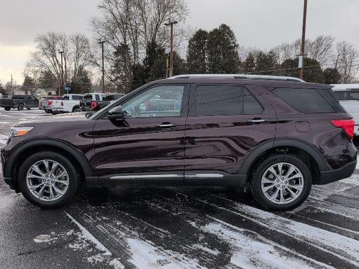 Jewel Red Metallic Tinted Clearcoat 2022 Ford Explorer Limited