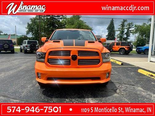 Ignition Orange Clear Coat 2015 RAM 1500 Sport