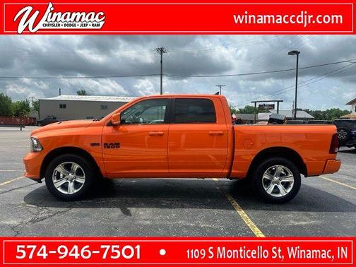 Ignition Orange Clear Coat 2015 RAM 1500 Sport