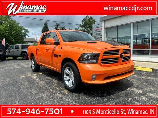 Ignition Orange Clear Coat 2015 RAM 1500 Sport