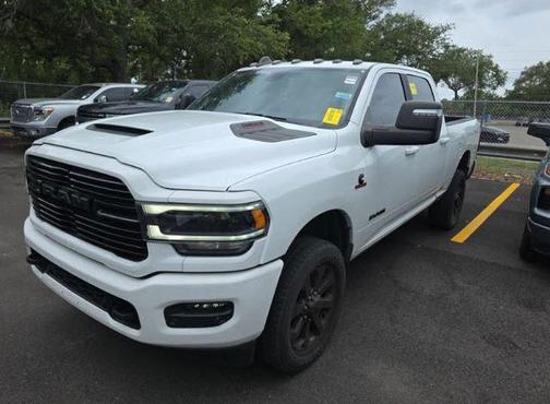Bright White Clearcoat 2024 RAM 2500 Laramie Crew Cab 4x4 6'4' Box
