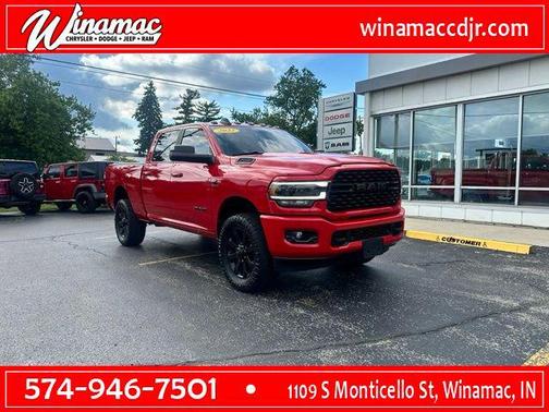 Flame Red Clearcoat 2022 RAM 2500 Big Horn Crew Cab 4x4 6'4' Box