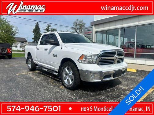 Bright White Clearcoat 2018 RAM 1500 Big Horn