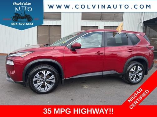 Scarlet Ember 2023 Nissan Rogue SV