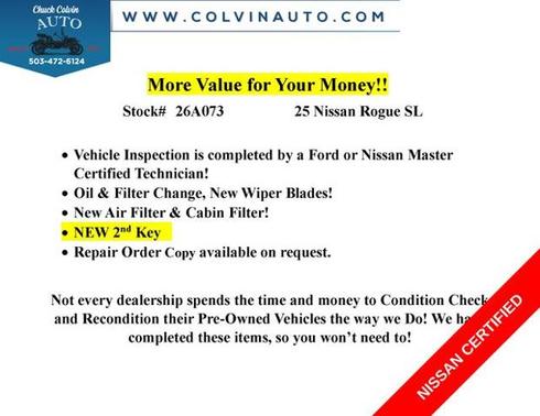 Everest White P 2026 Nissan Rogue SL