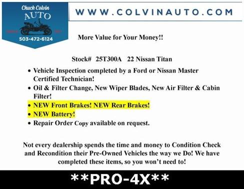2022 Nissan Titan PRO-4X