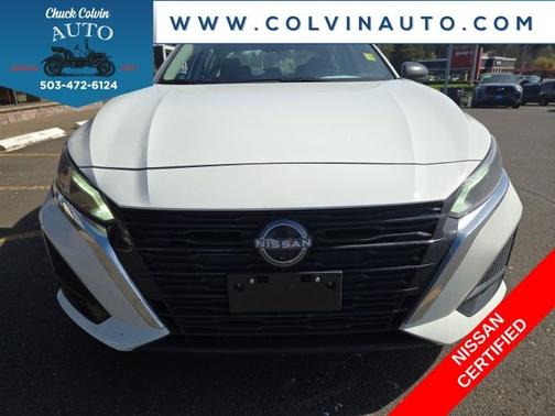 Glacier White 2025 Nissan Altima SV