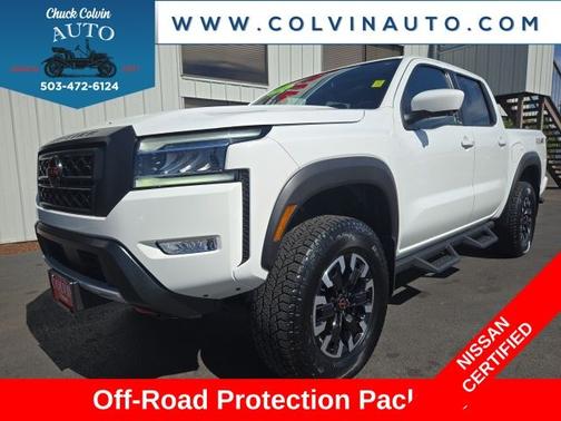 Glacier White 2024 Nissan Frontier PRO-4X