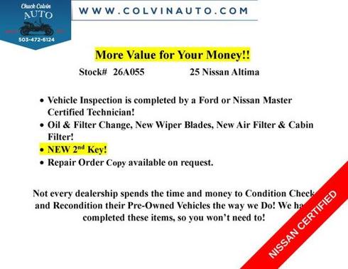 Gun Metallic 2025 Nissan Altima SV