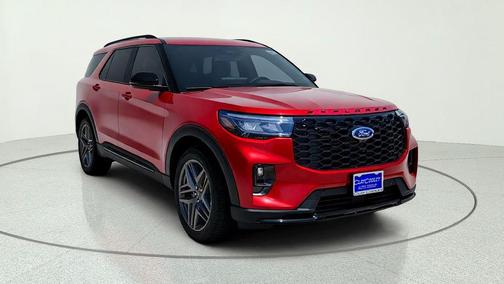 Red 2026 Ford Explorer ST-Line