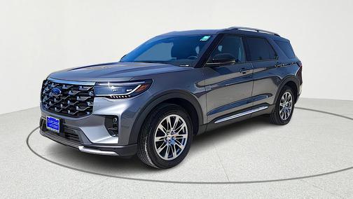 Gray Metallic 2026 Ford Explorer Platinum