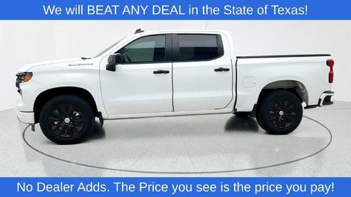 Summit White 2023 Chevrolet Silverado 1500 Custom