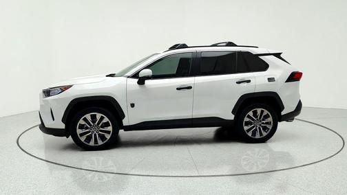 Super White 2019 Toyota RAV4 XLE Premium
