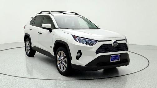Super White 2019 Toyota RAV4 XLE Premium