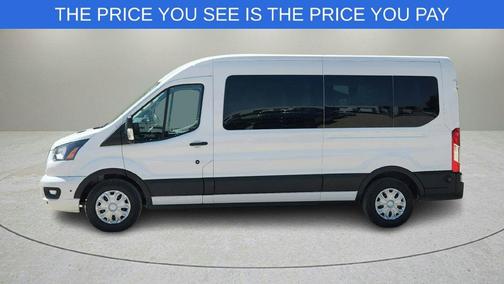 Oxford White 2025 Ford Transit-350 XLT