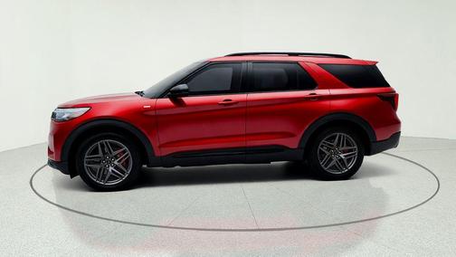 Red Metallic 2025 Ford Explorer ST-Line