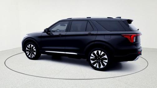Black 2026 Ford Explorer Platinum