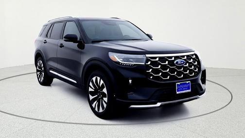 Black 2026 Ford Explorer Platinum