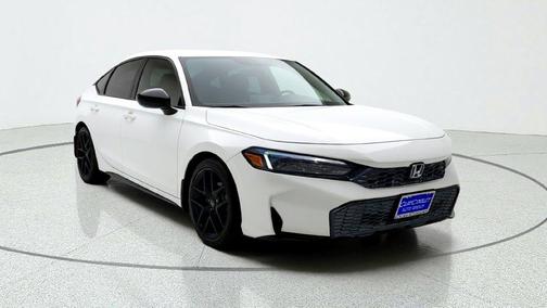 White 2025 Honda Civic Sport