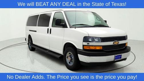 Summit White 2025 Chevrolet Express 3500 LT