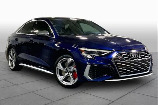 Navarra Blue Metallic 2023 Audi S3 Premium Plus TFSI quattro S tronic