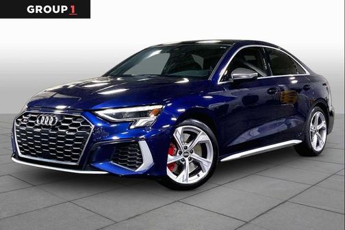 Navarra Blue Metallic 2023 Audi S3 Premium Plus TFSI quattro S tronic