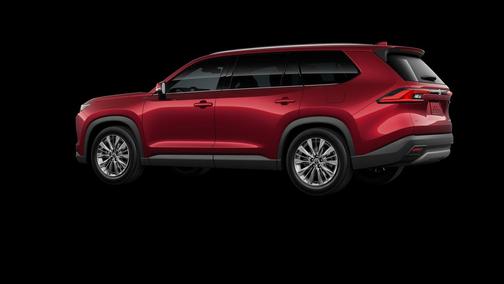 Red 2026 Toyota Grand Highlander Platinum