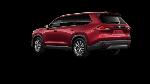 Red 2026 Toyota Grand Highlander Platinum
