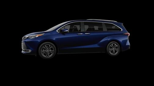 Blue 2026 Toyota Sienna Platinum