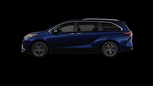 Blue 2026 Toyota Sienna Platinum